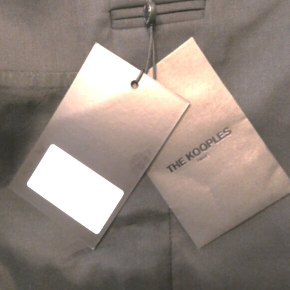 NWT The Kooples Black Two-Button Leather-Pocket Versatile Blazer Size 40 - Picture 10 of 11